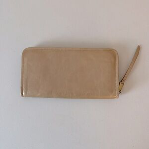 Unique HOBO Leather Wallet in Gold